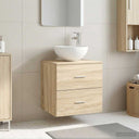vidaXL Wandgemonteerde Waskom Vanity Wit 49,5 x 35 x 63 cm