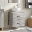 vidaXL Wandgemonteerde Waskom Vanity Wit 49,5 x 35 x 63 cm