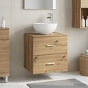 vidaXL Wandgemonteerde Waskom Vanity Wit 49,5 x 35 x 63 cm