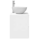 vidaXL Wandgemonteerde wastafel van een meubel Wit 49,5 x 41 x 64,5 cm