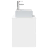 vidaXL Wall-Mounted Furniture Washbasin White 49.5 x 41 x 62.5 cm