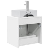 vidaXL Wall-Mounted Furniture Washbasin White 49.5 x 41 x 62.5 cm