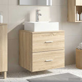 vidaXL Wall-Mounted Furniture Washbasin White 49.5 x 41 x 62.5 cm