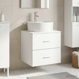 vidaXL Wall-mounted Basin from a Cabinet White 49.5 x 44.5 x 65 cm