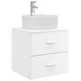 vidaXL Wall-mounted Basin from a Cabinet White 49.5 x 44.5 x 65 cm