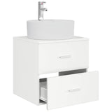 vidaXL Wall-mounted Basin from a Cabinet White 49.5 x 44.5 x 65 cm