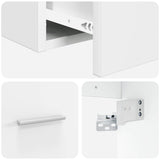 vidaXL Wall-mounted Basin from a Cabinet White 49.5 x 44.5 x 65 cm