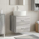 vidaXL Wall-mounted Basin from a Cabinet White 49.5 x 44.5 x 65 cm