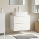 vidaXL Wall-Mounted Bathroom Cabinet White 62.5 x 44.5 x 50 cm