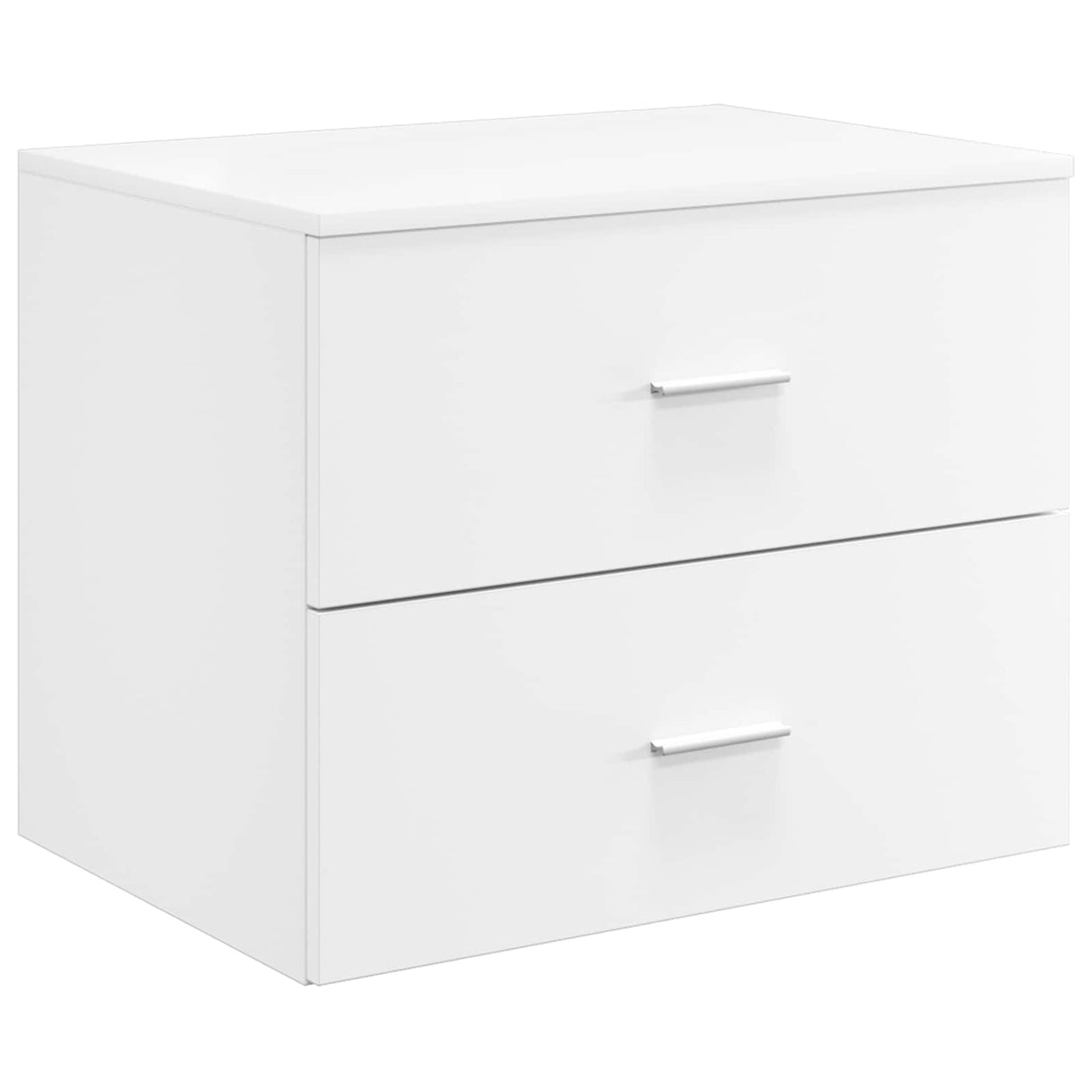 vidaXL Wall-Mounted Bathroom Cabinet White 62.5 x 44.5 x 50 cm