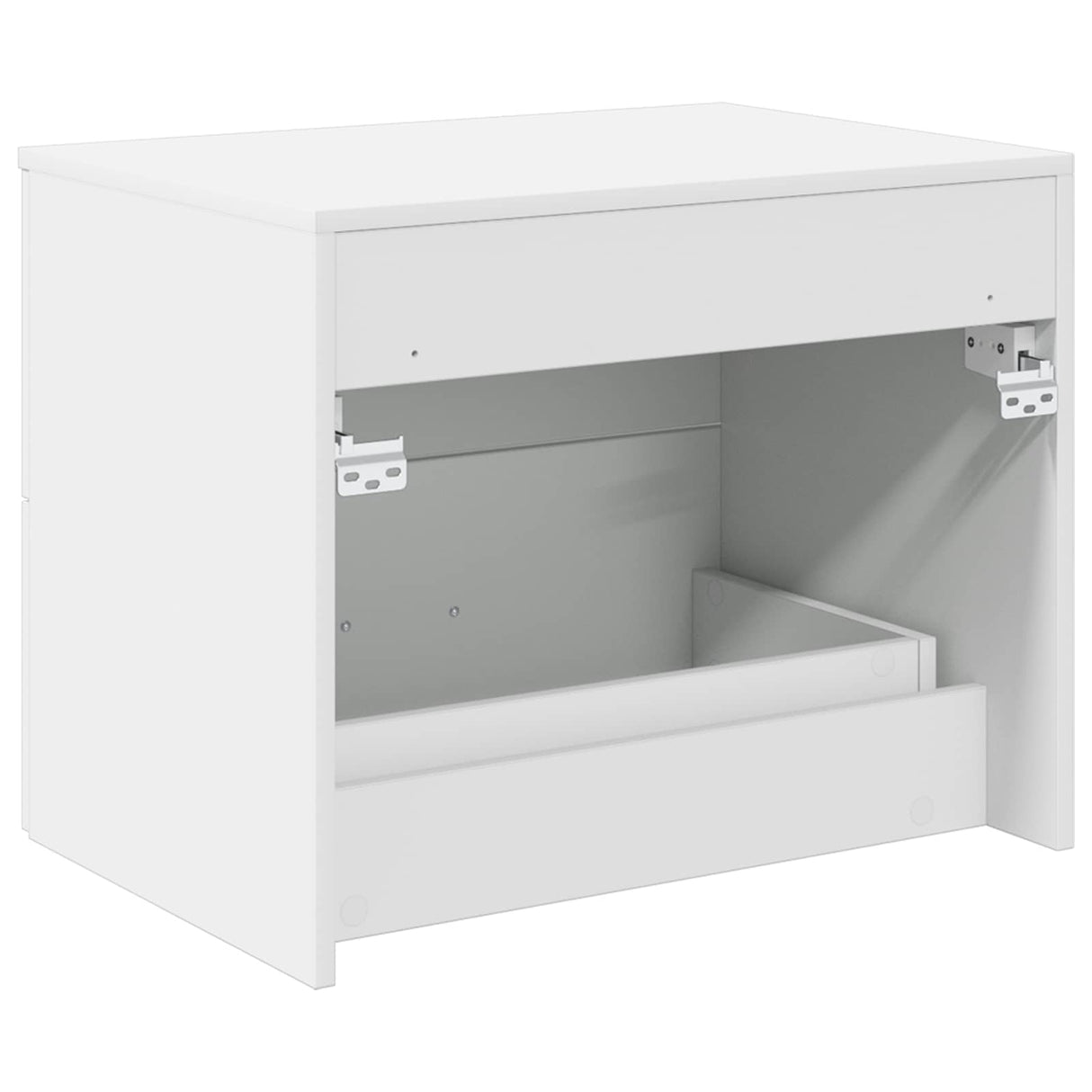 vidaXL Wall-Mounted Bathroom Cabinet White 62.5 x 44.5 x 50 cm