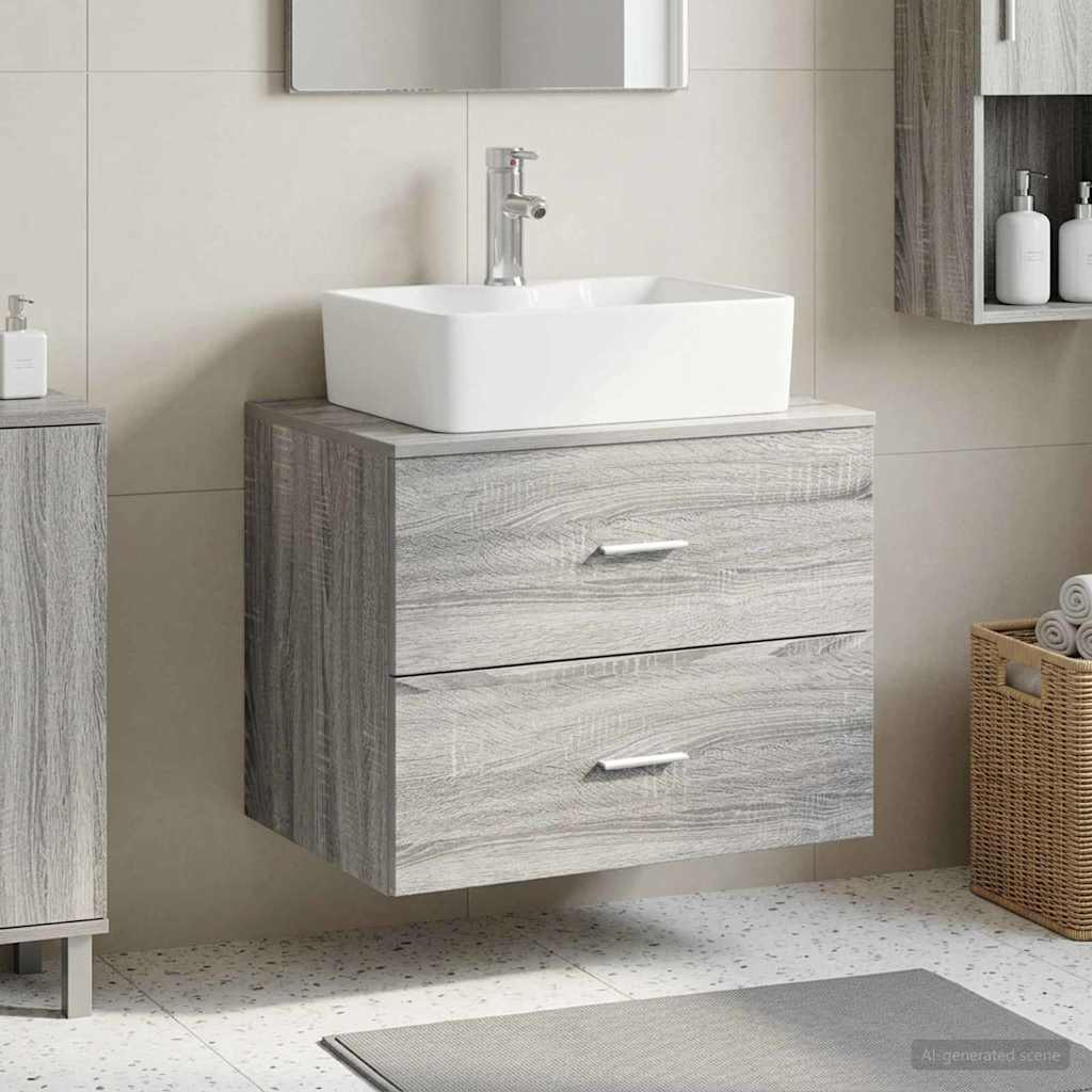 vidaXL Wall-Mounted Bathroom Cabinet White 62.5 x 44.5 x 50 cm