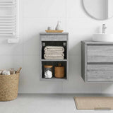 vidaXL Badkamerkast Tussenin Wit 30 x 35 x 50 cm Bewerkt hout