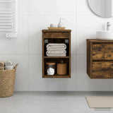 vidaXL Badkamerkast Tussenin Wit 30 x 35 x 50 cm Bewerkt hout