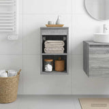 vidaXL Badkamerkast Tussenin Wit 30 x 35 x 50 cm Bewerkt hout