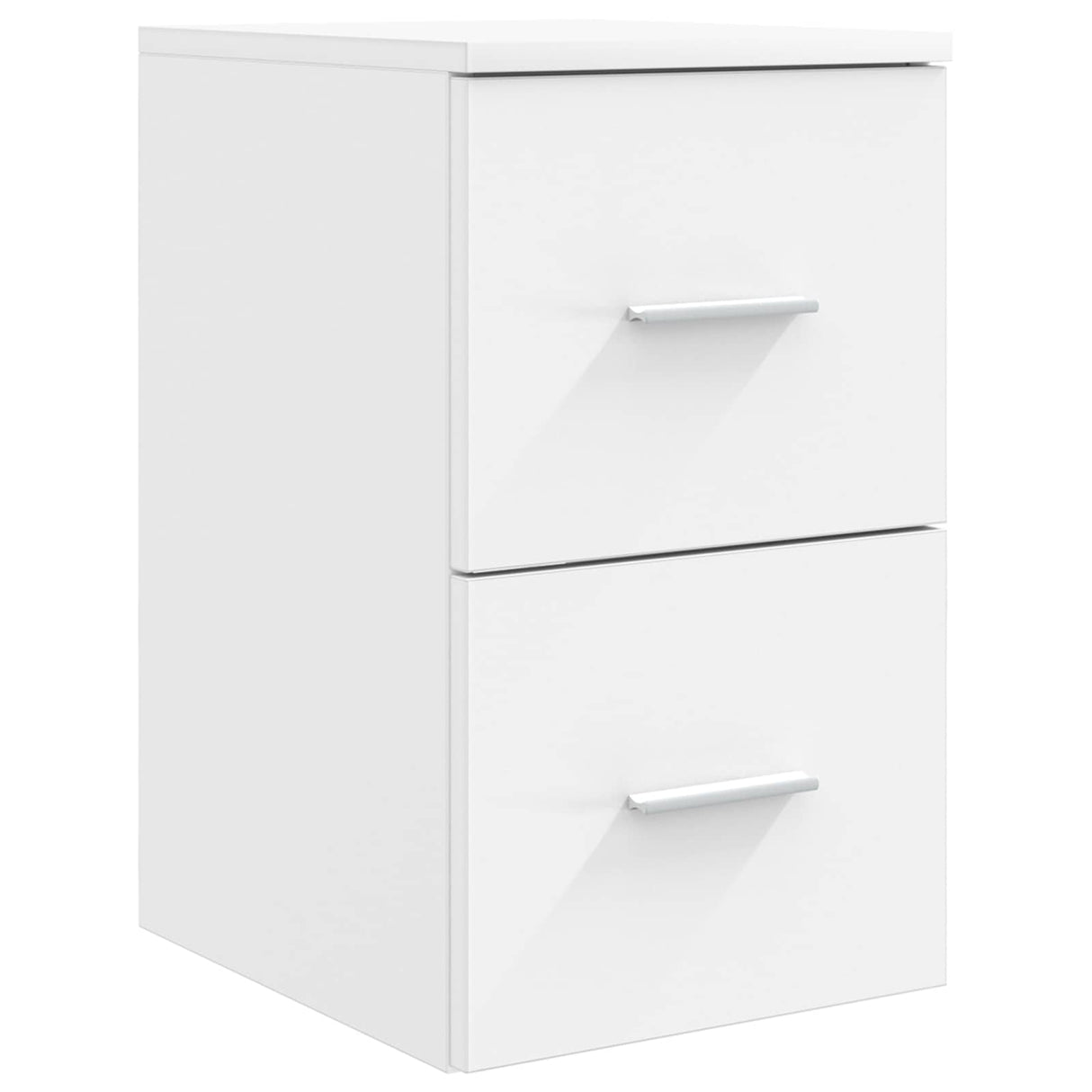 vidaXL Bathroom Cabinet Mid-level White 30 x 35 x 50 cm Engineered Wood