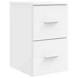 vidaXL Bathroom Cabinet Mid-level White 30 x 35 x 50 cm Engineered Wood