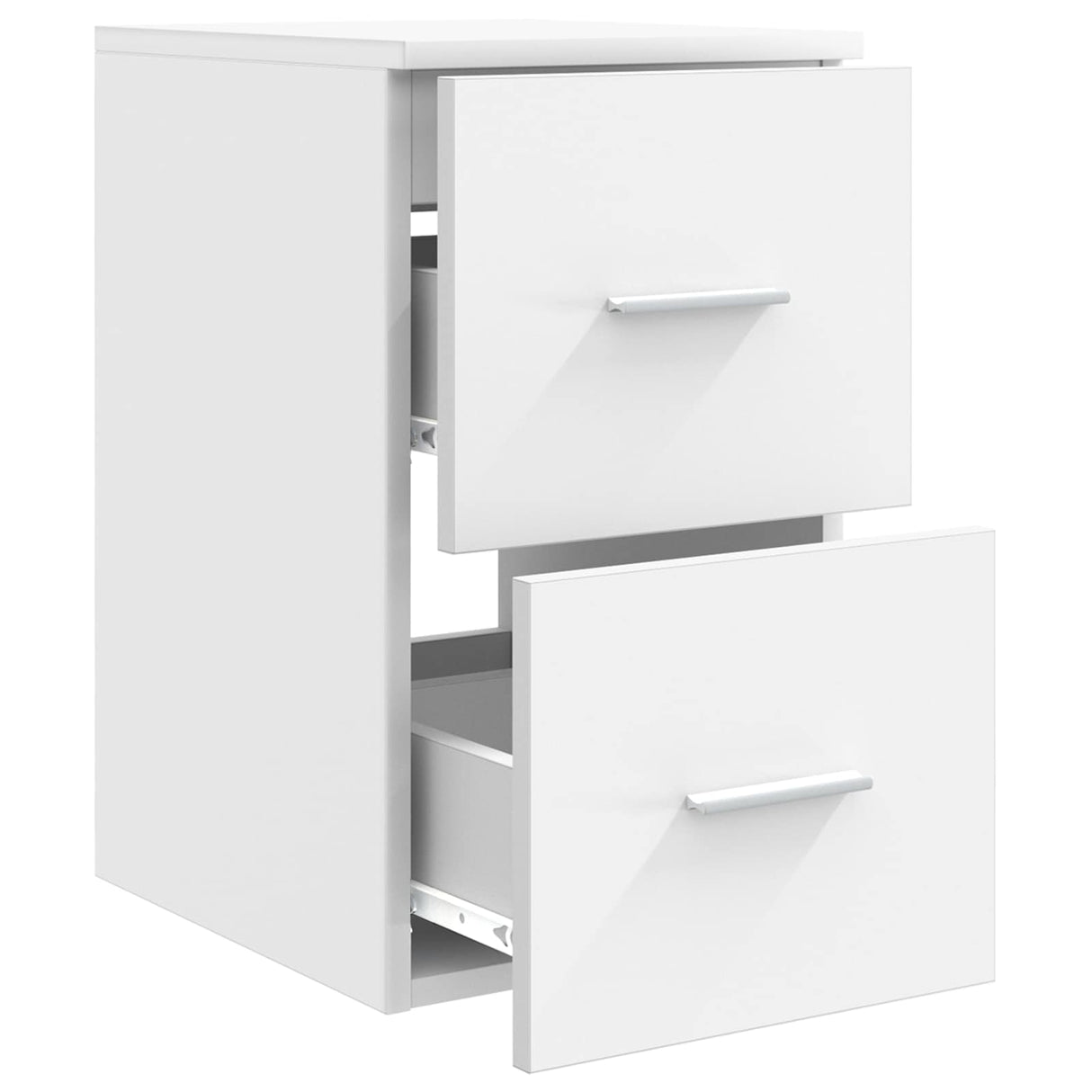 vidaXL Bathroom Cabinet Mid-level White 30 x 35 x 50 cm Engineered Wood