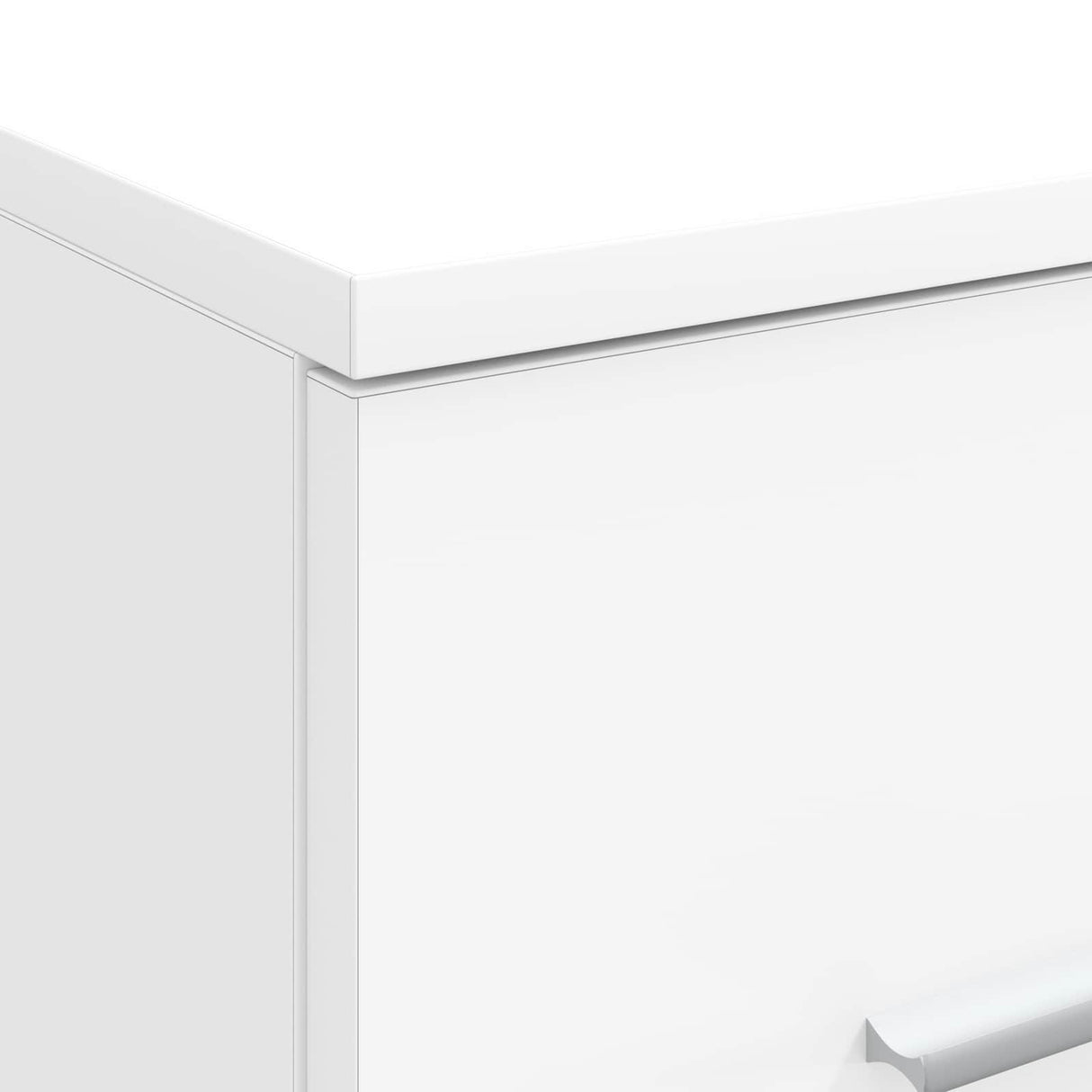 vidaXL Bathroom Cabinet Mid-level White 30 x 35 x 50 cm Engineered Wood