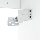 vidaXL Bathroom Cabinet Mid-level White 30 x 35 x 50 cm Engineered Wood