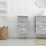 vidaXL Bathroom Cabinet Mid-level White 30 x 35 x 50 cm Engineered Wood