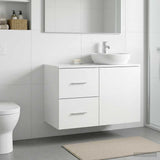 vidaXL Bathroom Cabinet Mid-level White 30 x 35 x 50 cm Engineered Wood