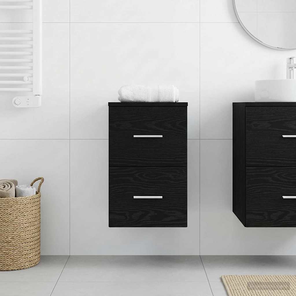 vidaXL Bathroom Cabinet Mid-level White 30 x 35 x 50 cm Engineered Wood