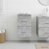 vidaXL Bathroom Cabinet Mid-level White 30 x 35 x 50 cm Engineered Wood