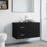 vidaXL Bathroom Cabinet Mid-level White 30 x 35 x 50 cm Engineered Wood
