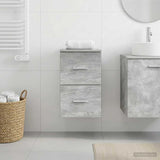 vidaXL Bathroom Cabinet Mid-level White 30 x 35 x 50 cm Engineered Wood