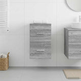 vidaXL Bathroom Cabinet Mid-level White 30 x 35 x 50 cm Engineered Wood