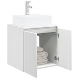vidaXL Wandgemonteerde wastafel van een meubel Wit 49,5 x 41 x 62,5 cm