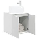 vidaXL Wandgemonteerde wastafel van een meubel Wit 49,5 x 44,5 x 66 cm