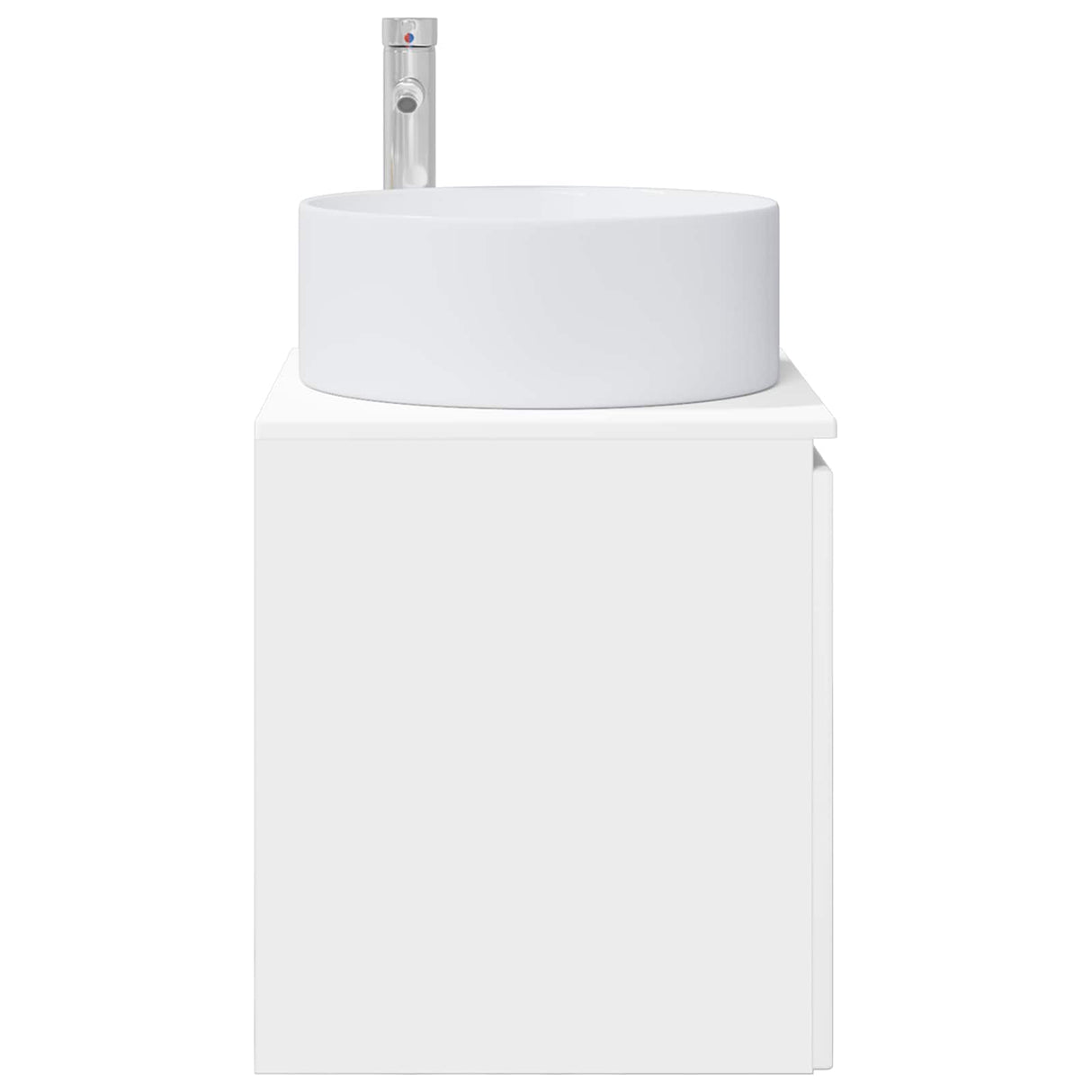 vidaXL Wandgemonteerde wastafelmeubel Wit 49,5 x 44,5 x 65,5 cm