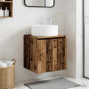vidaXL Wandgemonteerde wastafelmeubel Wit 49,5 x 44,5 x 65,5 cm