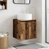 vidaXL Wandgemonteerde wastafelmeubel Wit 49,5 x 44,5 x 65,5 cm