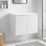 vidaXL Wandgemonteerde Badkamerkast Wit 62,5 x 44,5 x 50 cm