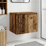 vidaXL Wandgemonteerde Badkamerkast Wit 62,5 x 44,5 x 50 cm