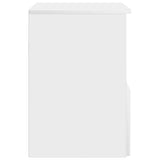 vidaXL Badkamerkast Wit 30 x 35 x 50 cm Bewerkt hout