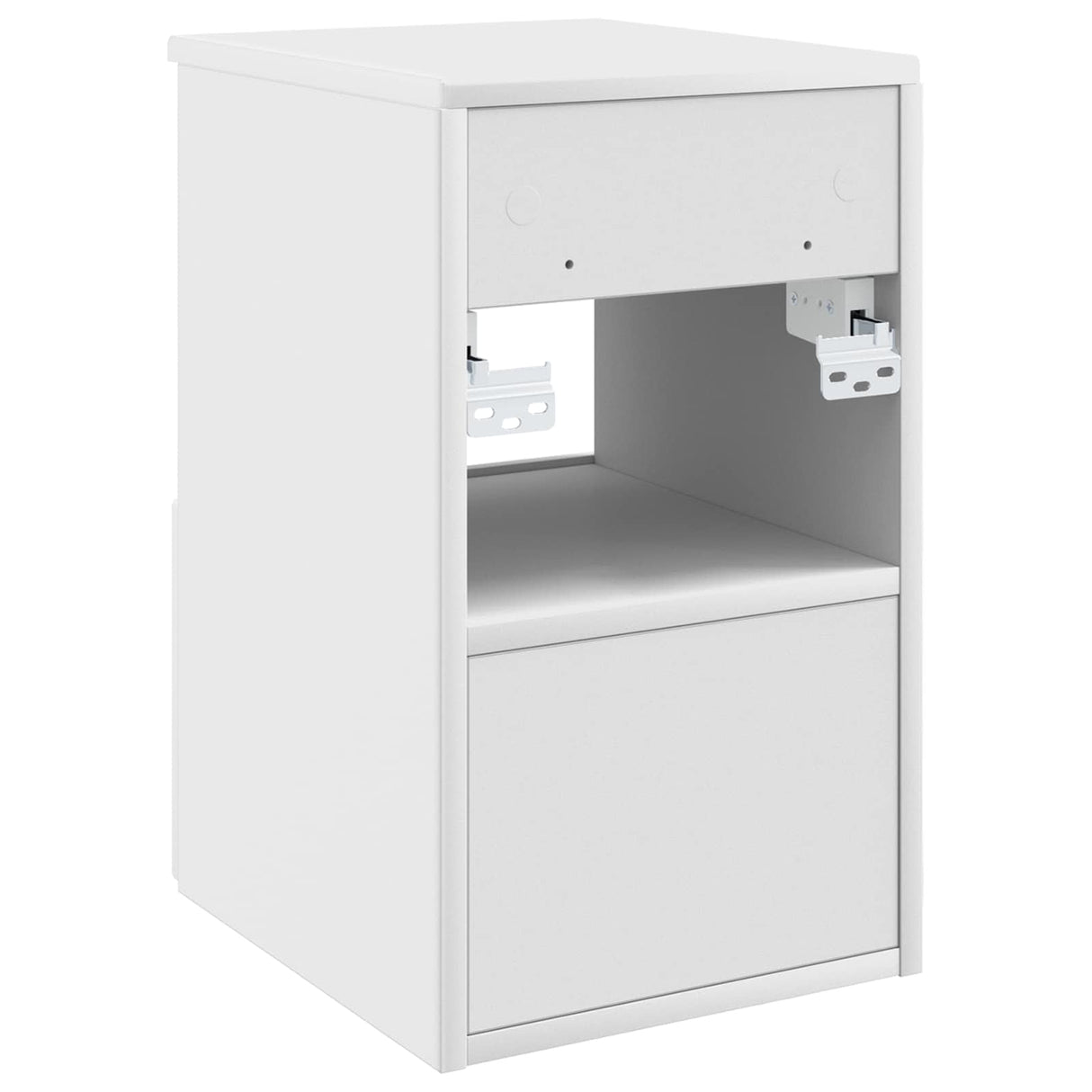 vidaXL Badkamerkast Wit 30 x 35 x 50 cm Bewerkt hout