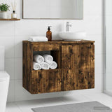 vidaXL Badkamerkast Wit 30 x 35 x 50 cm Bewerkt hout