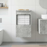 vidaXL Badkamerkast Wit 30 x 35 x 50 cm Bewerkt hout