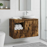vidaXL Badkamerkast Wit 30 x 35 x 50 cm Bewerkt hout