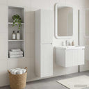 vidaXL Wandgemonteerde Badkamerkast Wit 33 x 34,5 x 160 cm
