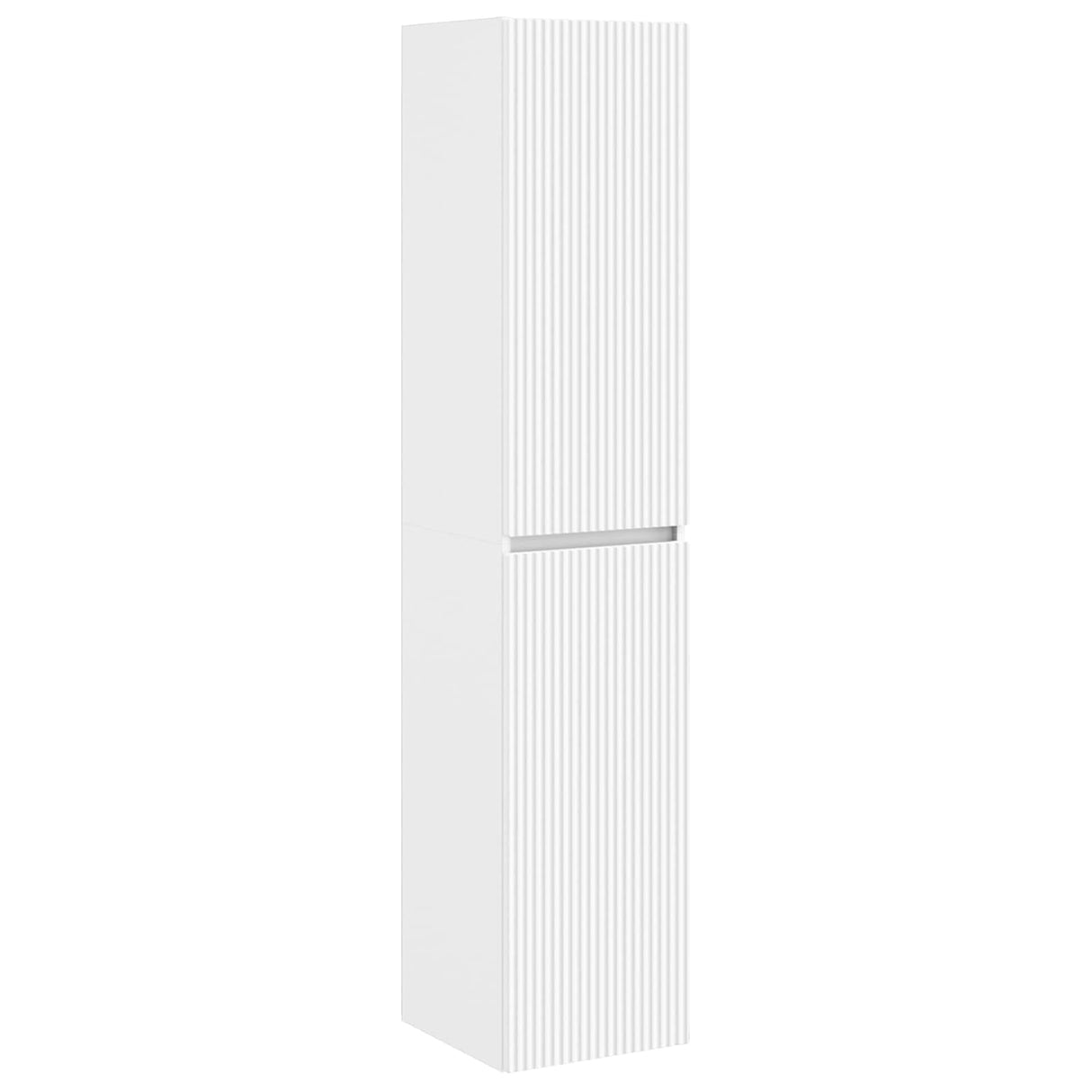 vidaXL Wandgemonteerde Badkamerkast Wit 33 x 34,5 x 160 cm