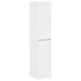vidaXL Wandgemonteerde Badkamerkast Wit 33 x 34,5 x 160 cm