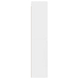vidaXL Wandgemonteerde Badkamerkast Wit 33 x 34,5 x 160 cm