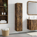 vidaXL Wandgemonteerde Badkamerkast Wit 33 x 34,5 x 160 cm