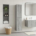 vidaXL Wandgemonteerde Badkamerkast Wit 33 x 34,5 x 160 cm