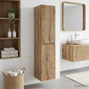 vidaXL Wandgemonteerde Badkamerkast Wit 33 x 34,5 x 160 cm
